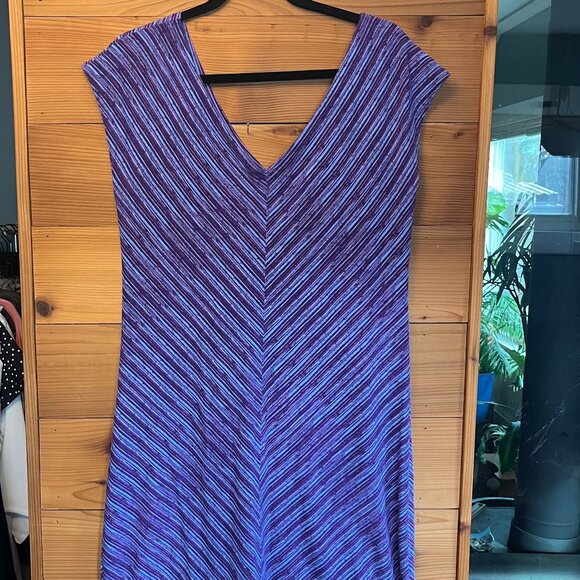 Maggie's Organics Purple Stretch Dress - XL - Picture 6 of 7